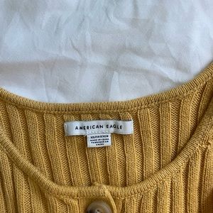 American Eagle Ribbed Tank Top. Knit, thick material. XS (fits more like S).